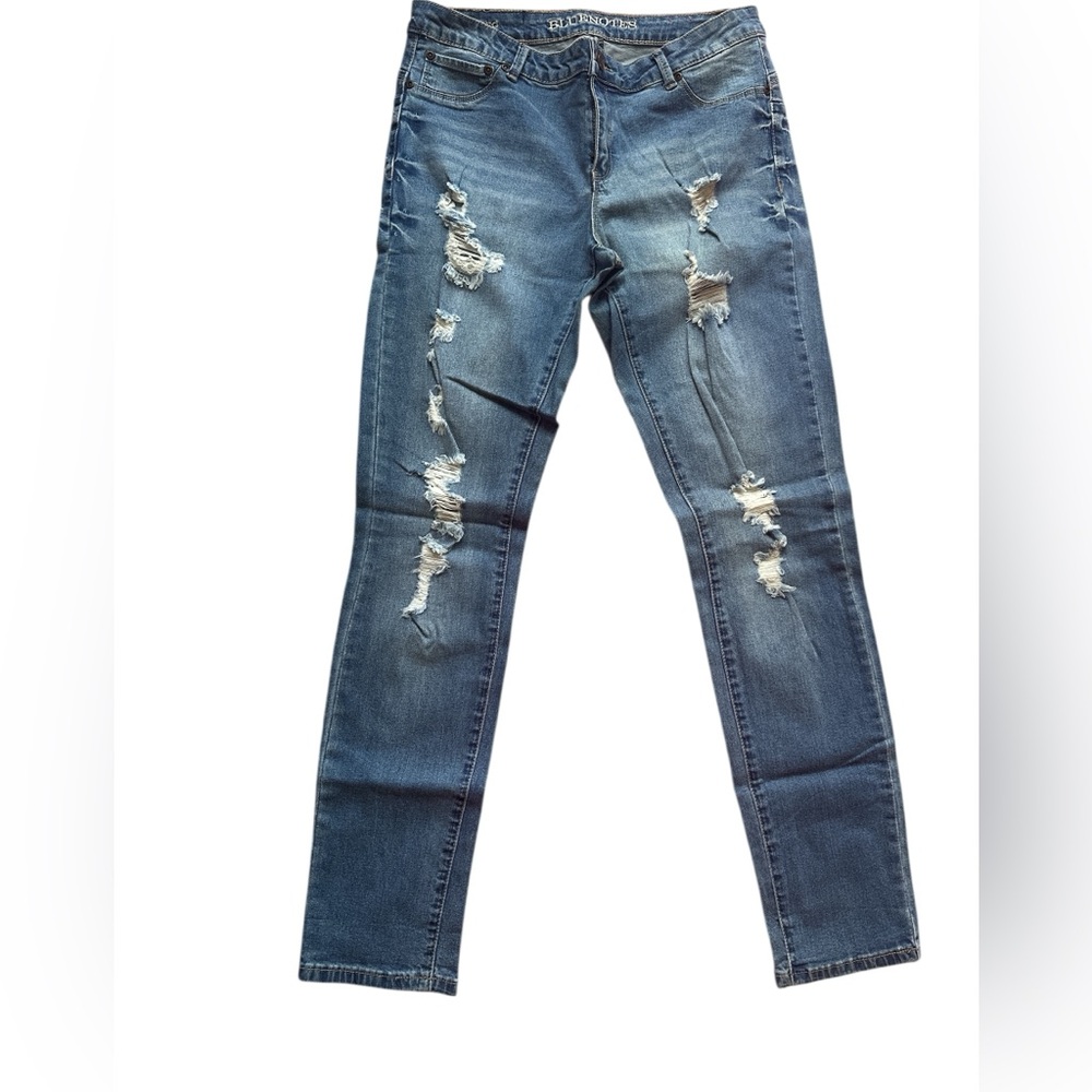 Bluenotes Distressed Blue Jeans Jeggings